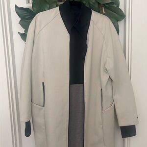 Nike Black Panel Jacket with Pink Logo